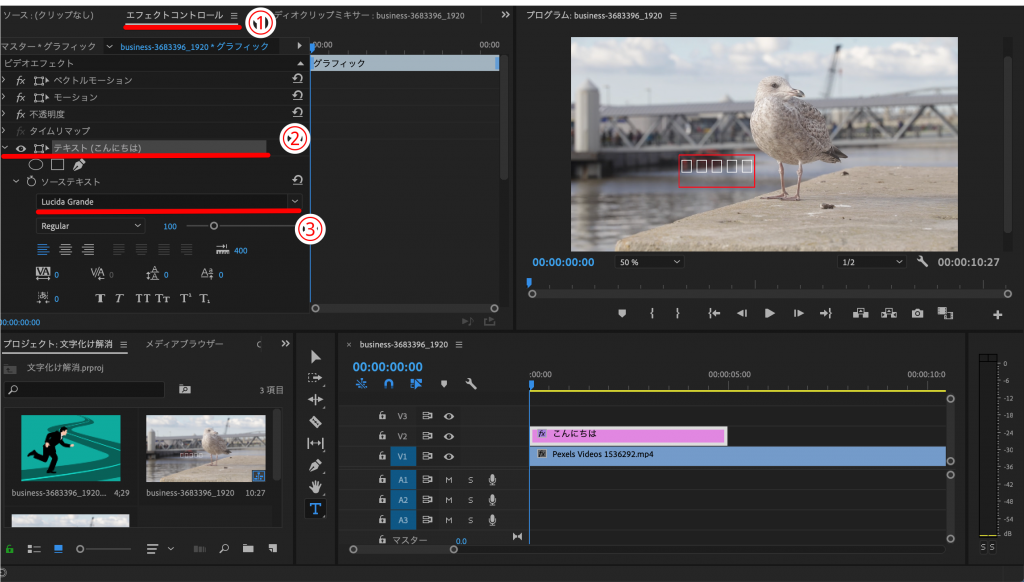 文字化け解消】adobe premiere proでテロップの文字化けを解消する方法 